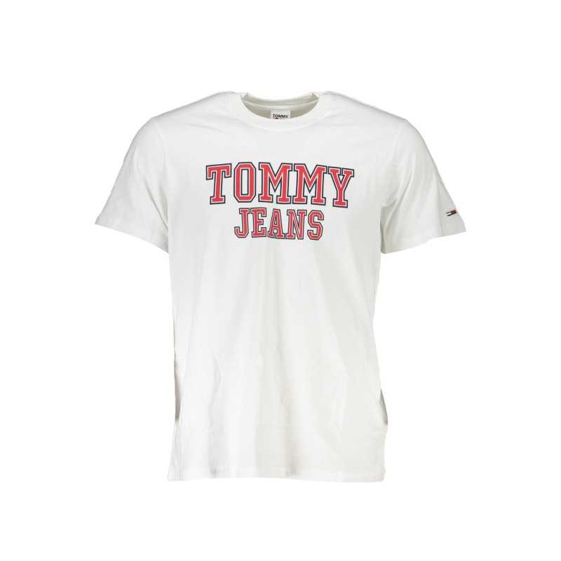 TOMMY HILFIGER MEN'S SHORT SLEEVE T-SHIRT WHITE