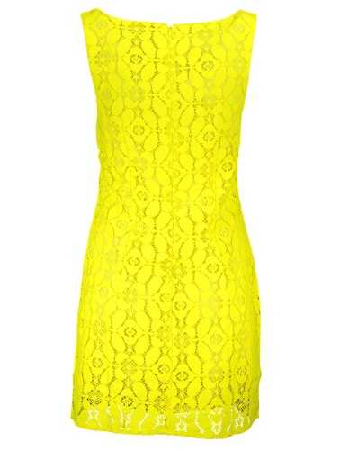 DESIGUAL WOMEN'S SHORT DRESS YELLOW