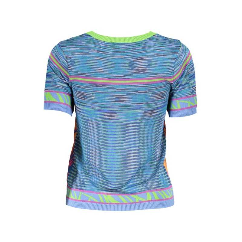 DESIGUAL MAGLIA DONNA AZZURRO