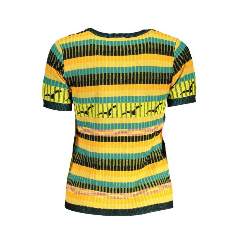 DESIGUAL MAGLIA DONNA GIALLO