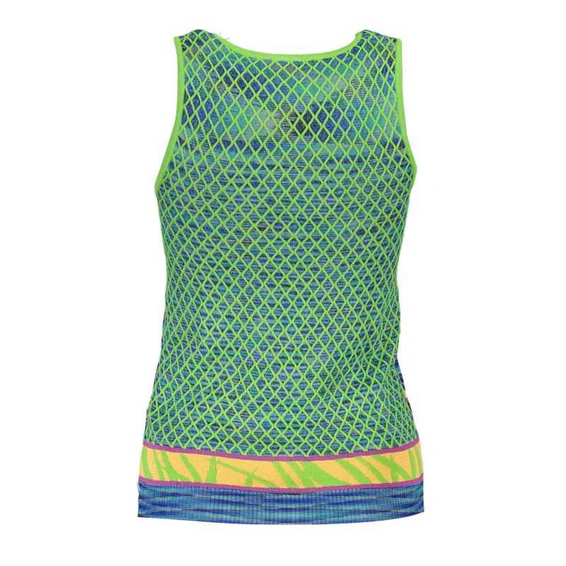 DESIGUAL WOMEN'S GREEN TANK TOP