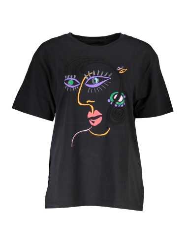 DESIGUAL BLACK WOMAN SHORT SLEEVE T-SHIRT