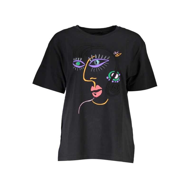 DESIGUAL BLACK WOMAN SHORT SLEEVE T-SHIRT