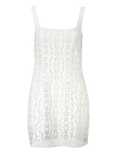 DESIGUAL WOMEN'S SHORT DRESS WHITE