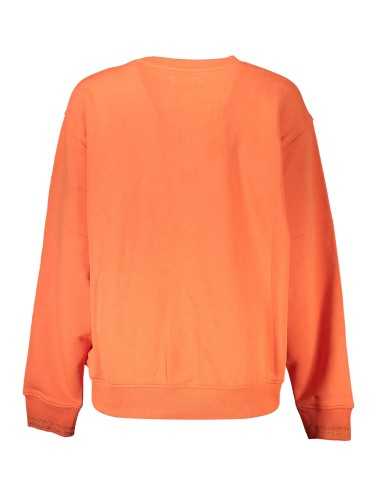 DESIGUAL ORANGE WOMEN'S SWEATSHIRT WITHOUT ZIP