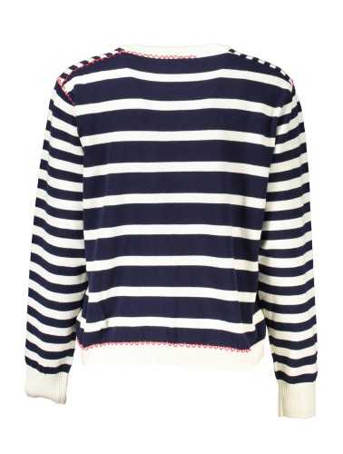 DESIGUAL WOMEN'S BLUE SWEATER