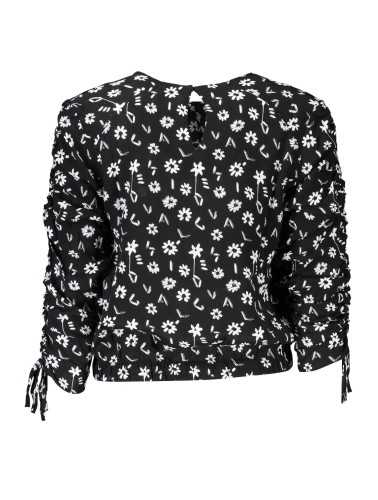 DESIGUAL BLACK WOMEN'S LONG SLEEVED SHIRT