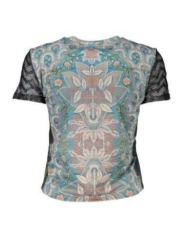 DESIGUAL LIGHT BLUE WOMAN SHORT SLEEVE T-SHIRT