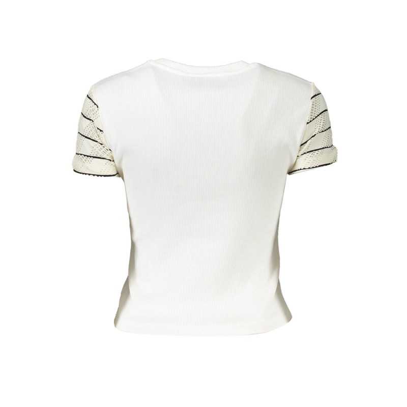 DESIGUAL WOMEN'S SHORT SLEEVE T-SHIRT WHITE