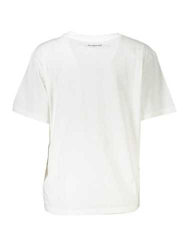 DESIGUAL T-SHIRT MANICHE CORTE DONNA BIANCO