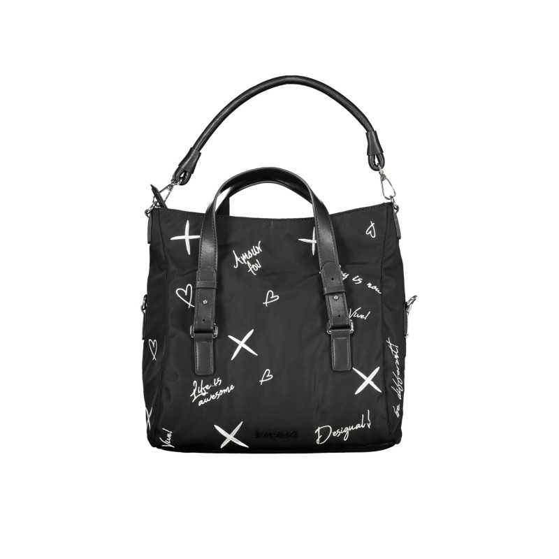 DESIGUAL BORSA DONNA NERO