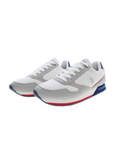 US POLO BEST PRICE WHITE MEN'S SPORT SHOES