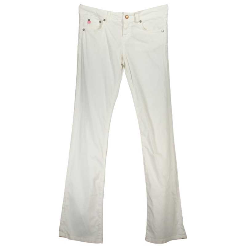 PHARD WHITE WOMEN'S TROUSERS