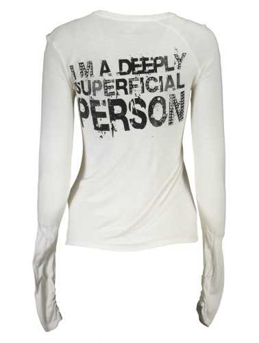 ZUELEMENTS WHITE WOMEN'S LONG SLEEVED T-SHIRT