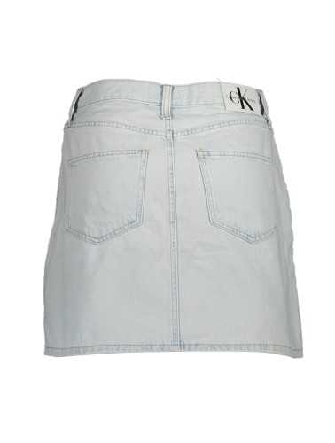 CALVIN KLEIN WOMEN'S LIGHT BLUE SHORT SKIRT