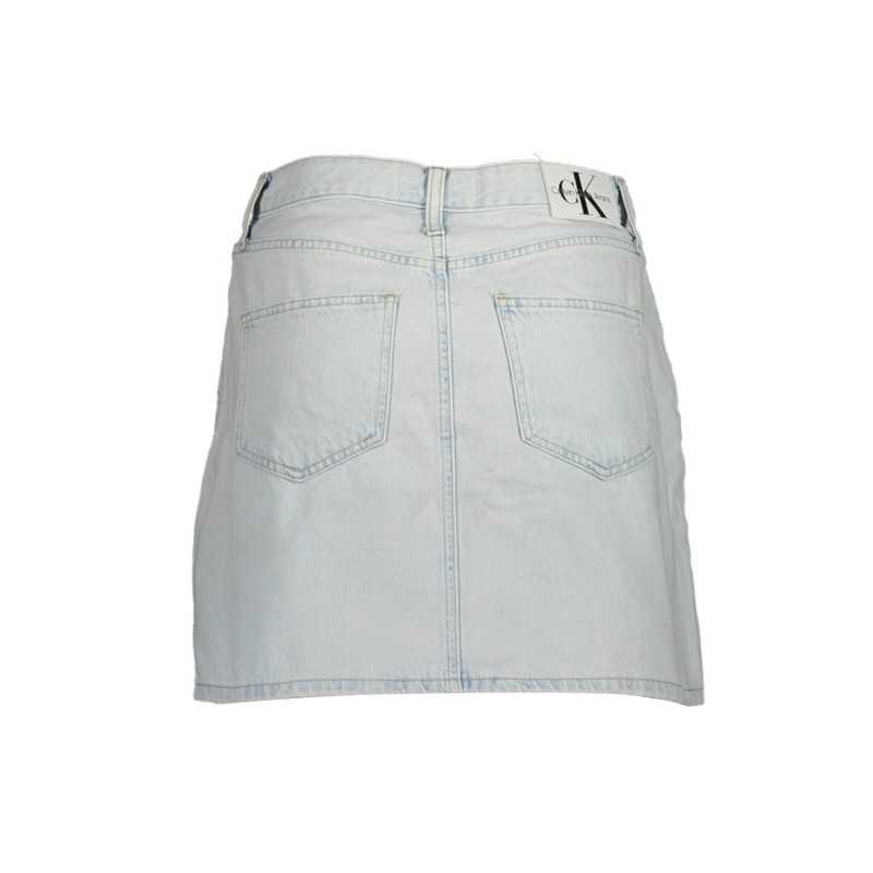 CALVIN KLEIN WOMEN'S LIGHT BLUE SHORT SKIRT