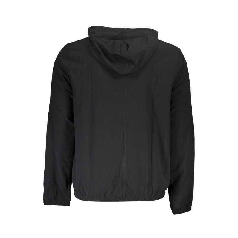 CALVIN KLEIN MEN'S BLACK ZIPPED SWEATSHIRT