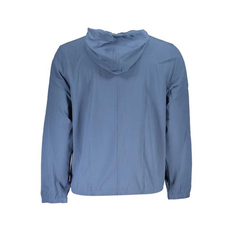 CALVIN KLEIN MEN'S BLUE ZIPPED SWEATSHIRT