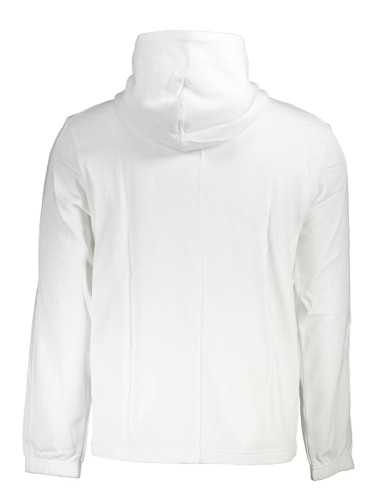 CALVIN KLEIN WHITE MEN'S SWEATSHIRT WITHOUT ZIP