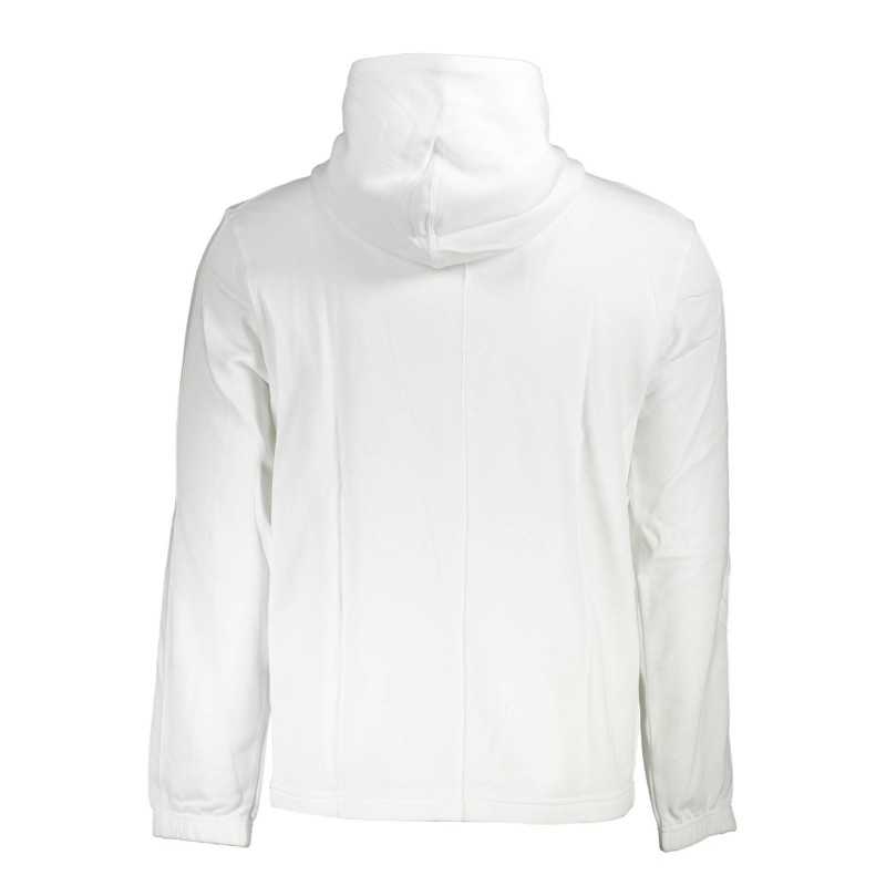 CALVIN KLEIN WHITE MEN'S SWEATSHIRT WITHOUT ZIP