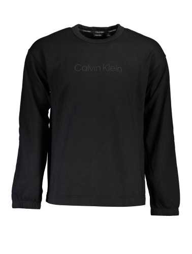 CALVIN KLEIN FELPA SENZA ZIP UOMO NERO