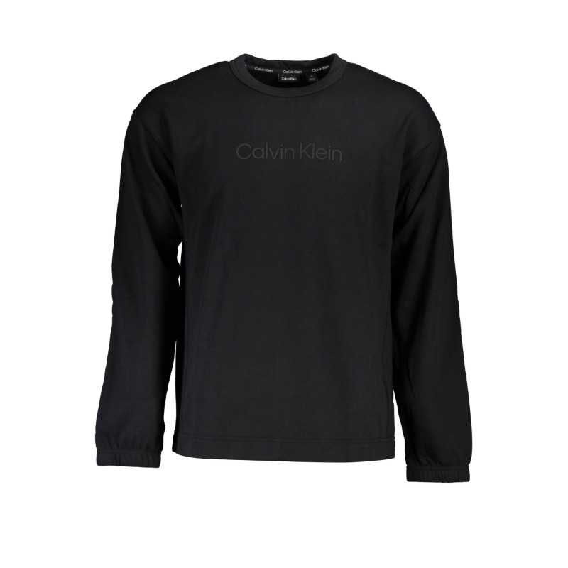 CALVIN KLEIN FELPA SENZA ZIP UOMO NERO