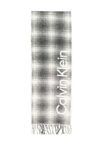 CALVIN KLEIN WHITE MEN'S SCARF