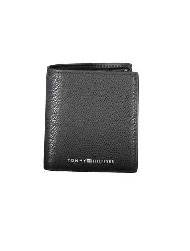 TOMMY HILFIGER BLACK MAN WALLET