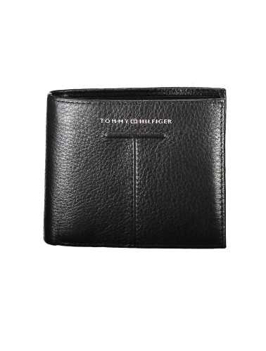 TOMMY HILFIGER BLACK MAN WALLET