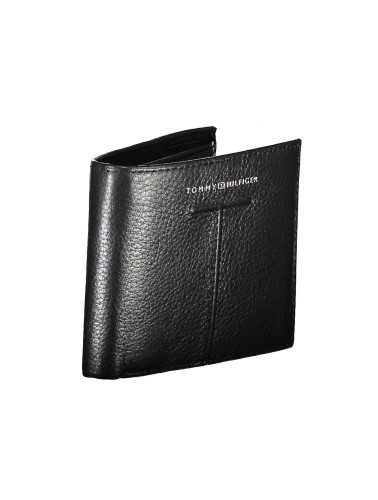 TOMMY HILFIGER BLACK MAN WALLET