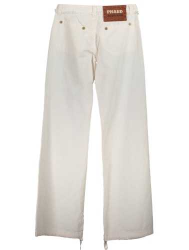 PHARD WHITE WOMEN'S TROUSERS