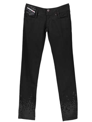 DIESEL JEANS DENIM WOMAN BLACK