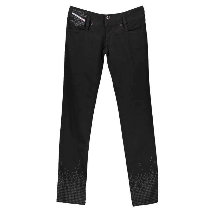 DIESEL JEANS DENIM WOMAN BLACK