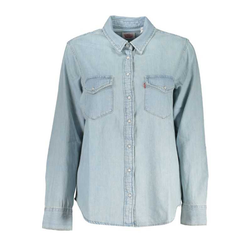 LEVI'S LIGHT BLUE WOMEN'S LONG SLEEVED SHIRT