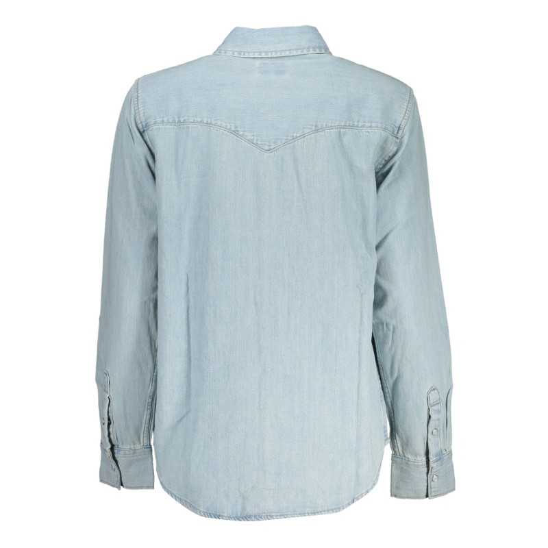 LEVI'S CAMICIA MANICHE LUNGHE DONNA AZZURRO