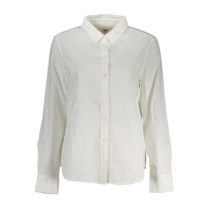 LEVI'S WHITE WOMEN'S LONG SLEEVED SHIRT