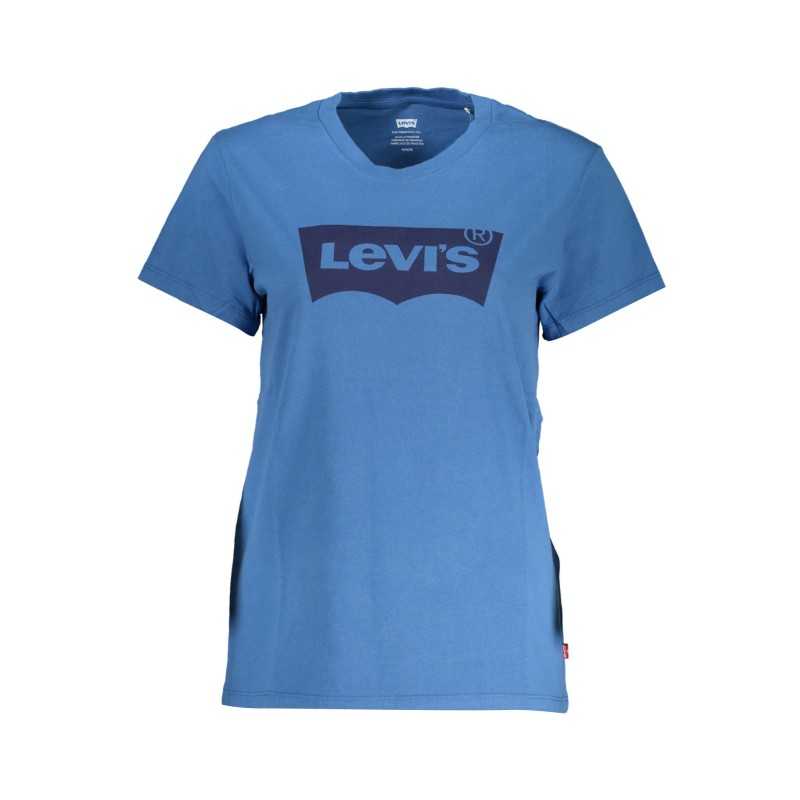 LEVI'S T-SHIRT MANICHE CORTE DONNA BLU