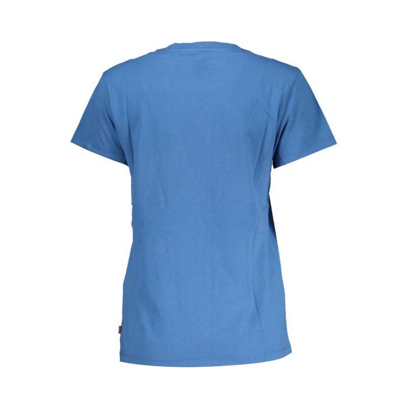 LEVI'S T-SHIRT MANICHE CORTE DONNA BLU