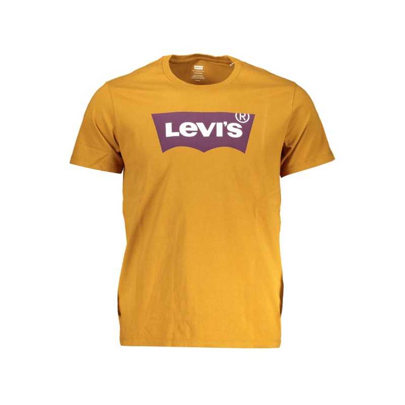 LEVI'S T-SHIRT MANICHE CORTE UOMO MARRONE