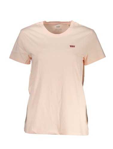 LEVI'S PINK WOMEN'S SHORT SLEEVE T-SHIRT