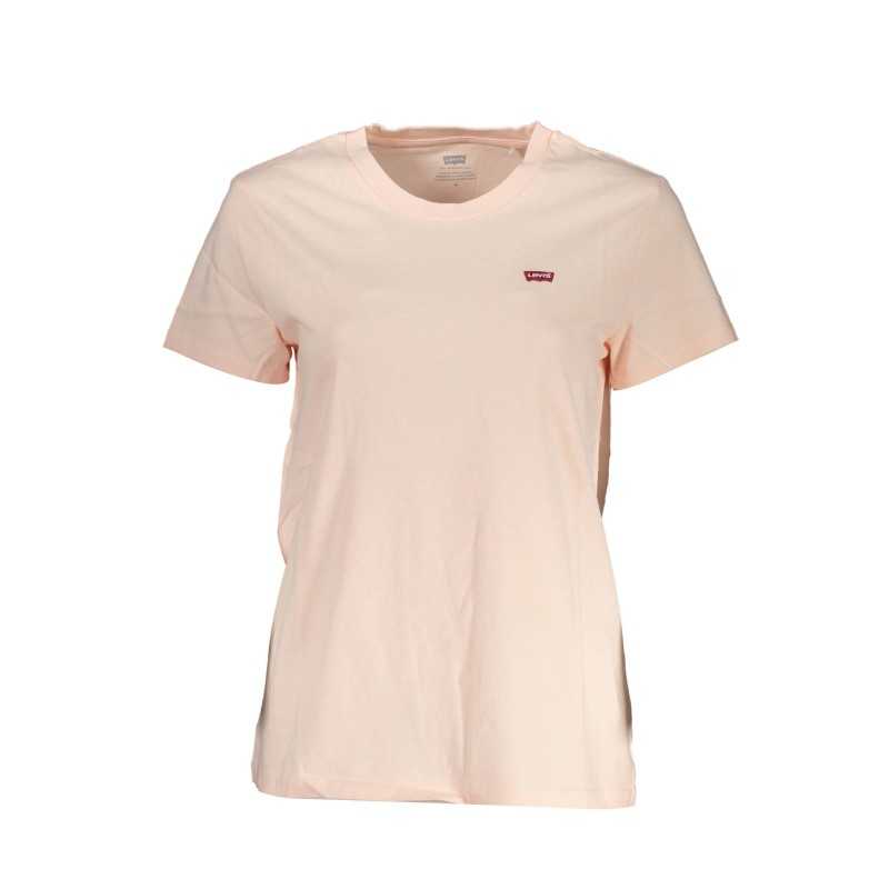 LEVI'S T-SHIRT MANICHE CORTE DONNA ROSA