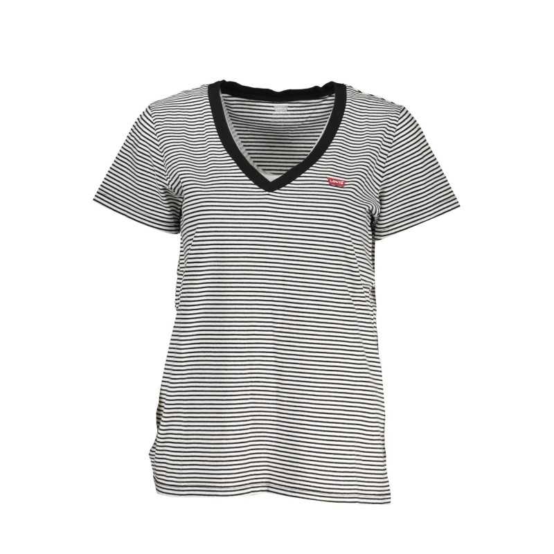 LEVI'S BLACK WOMEN'S SHORT SLEEVE T-SHIRT