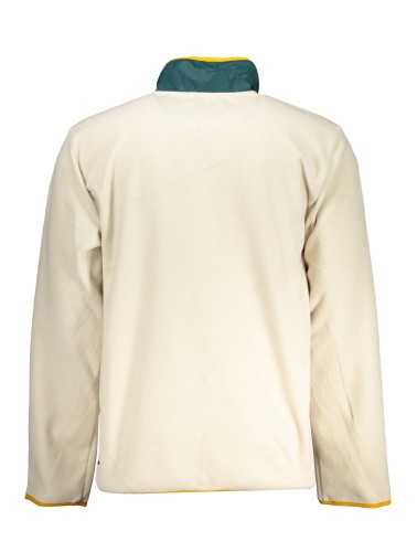 VANS MEN'S BEIGE ZIPPED SWEATSHIRT