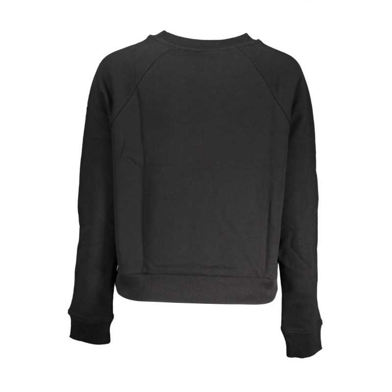 VANS BLACK WOMAN ZIPPED SWEATSHIRT