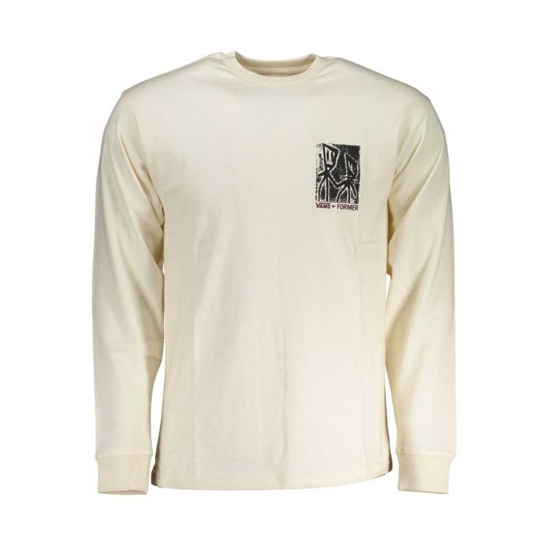 VANS T-SHIRT LONG SLEEVE MAN WHITE