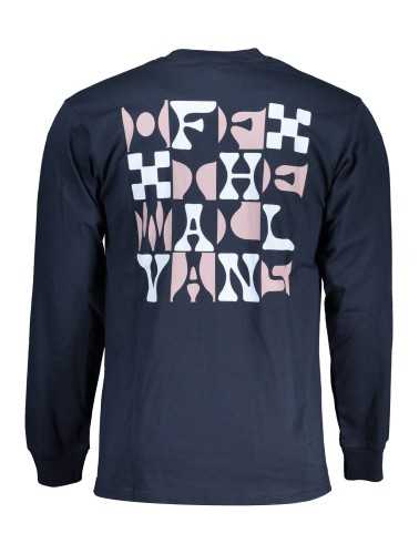 VANS T-SHIRT LONG SLEEVE MAN BLUE