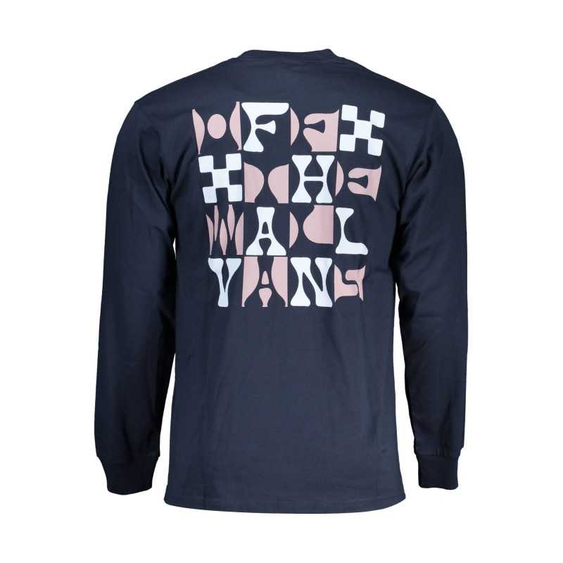 VANS T-SHIRT LONG SLEEVE MAN BLUE