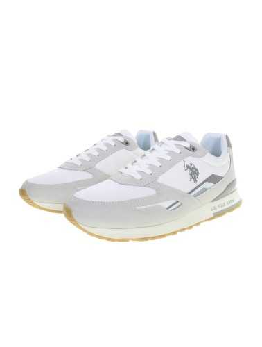 US POLO BEST PRICE WHITE MEN'S SPORT SHOES