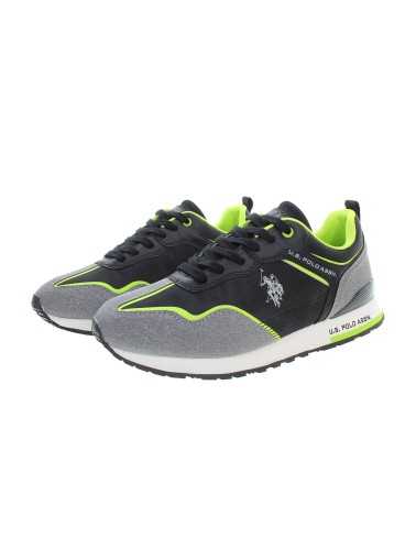 US POLO BEST PRICE BLACK MAN SPORT SHOES