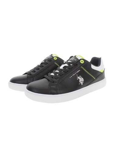 US POLO BEST PRICE BLACK MAN SPORT SHOES